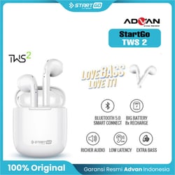StartGo Official Store Jual Advan Start Go TWS 2 Earbuds