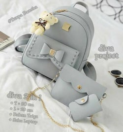 NEW SUPER STORE Jual Tas Pita 3 in 1 Tas Ransel Wanita Lucu Tas Ransel Wanita Murah Ralali