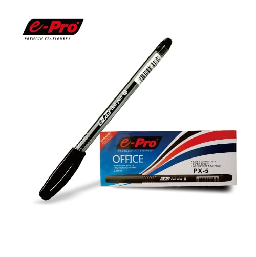 E-PRO Ballpoint PX-5 1Box 12Pcs Black