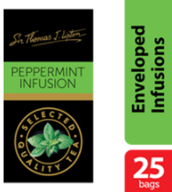 LIPTON STL Envelope Peppermint Infusion 25x1.5g