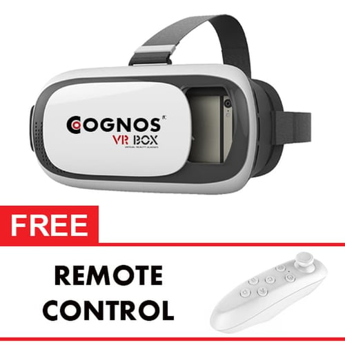 Cognos Virtual Reality Vr Box 3d Glasses - Free Remote