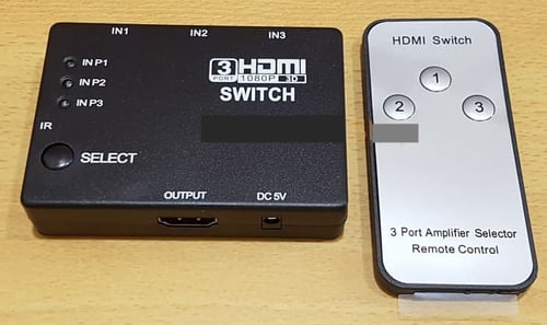 HDMI Switch 1-3 Remote Control Support Full HD