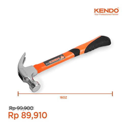 KENDO Claw Hammer Palu Kambing KD-25104 By Bionic Hardware