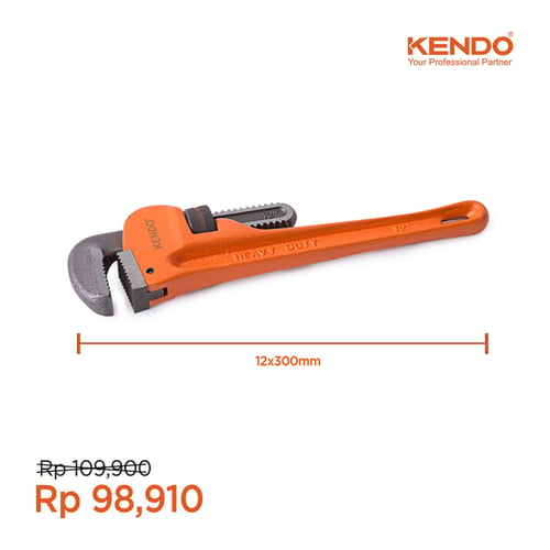 KENDO Kunci Pipa Pipe Wrench 30cm KD-50104 By Bionic Hardware