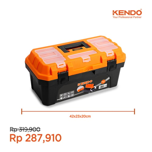 KENDO Plastic Tool Box Kotak Peralatan KD-90256 By Bionic Hardware