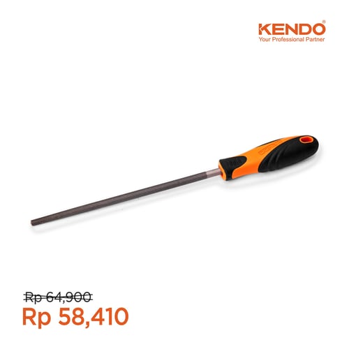 KENDO Kikir Bulat Round Steel File KD-30124 By Bionic Hardware