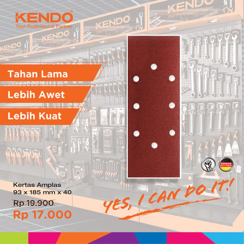 KENDO Sand Disc Rectangular Amplas 71604027 By Bionic Hardware