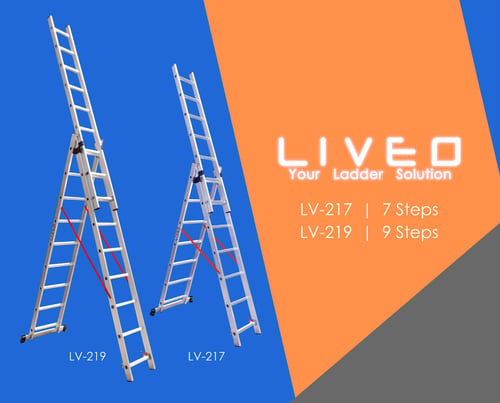 LIVEO Combination Ladder 3x9 (6m) LV-219
