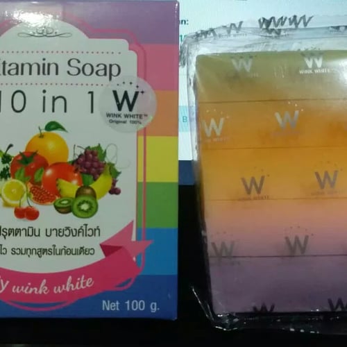 Fruitamin Soap by WINKWHITE 10 bahan buah dalam 1 sabun