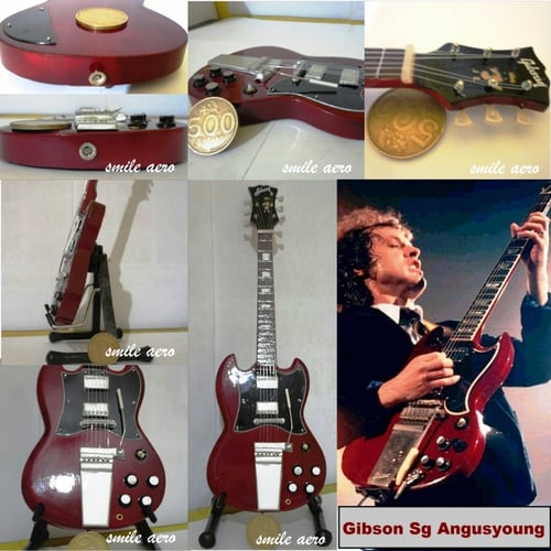 Miniatur Gitar Gibson SG Angousyoung