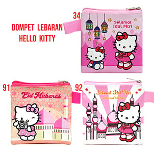 Amplop Lebaran Karakter Hello Kitty Dompet Fitrah THR Eid Mubarak
