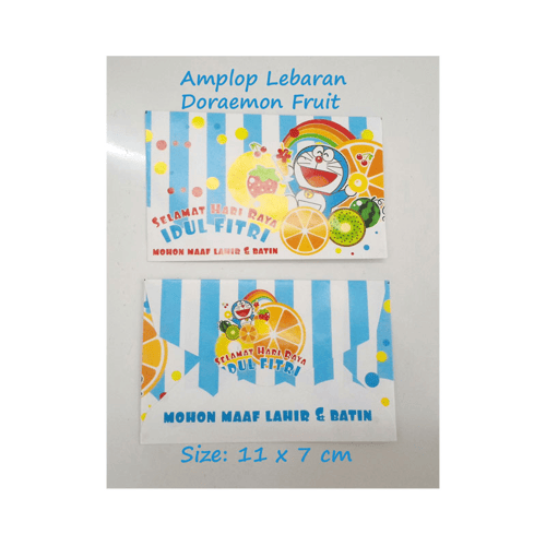 Amplop Lebaran Karakter Doraemon Amplop Idul Fitri Art Paper Glossy B1 Fruit