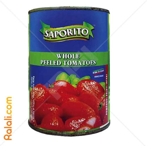 SAPORITO Whole Peeled Tomatoes Import Italy 2.5Kg