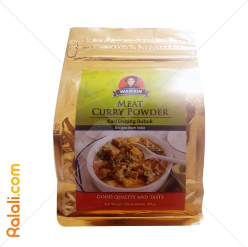 WANSIN Meat Curry Powder Import India 225gr