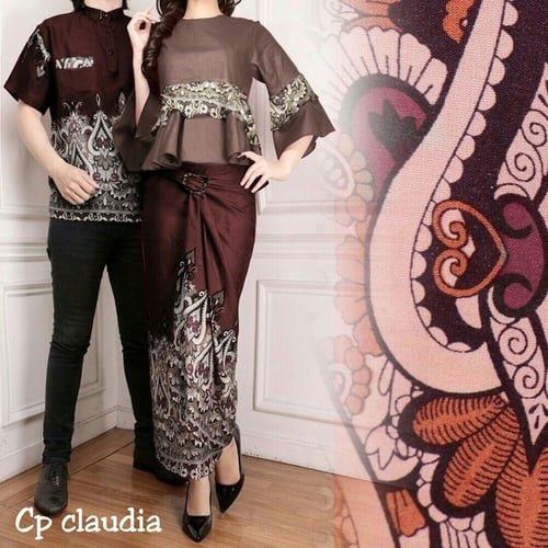 Baju Couple Batik Muslim Kondangan Sarimbit - tukiyem13
