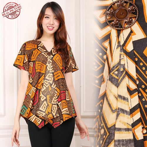 Atasan Kemeja Batik Jupe Kotak