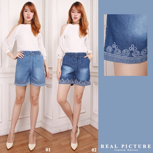 Jual Celana  Pendek  Bientrif Hotpant Jeans  Wanita  U 