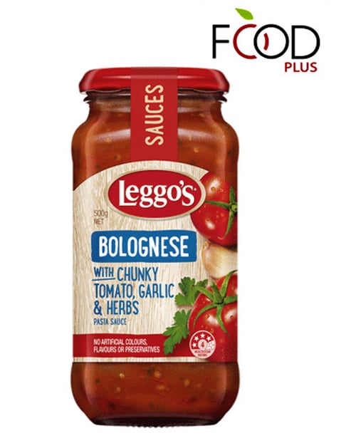 Leggos Bolognese with Chunky Tomato, Garlic & Herbs Pasta Sauce 500 gr