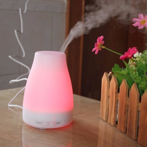Essential Oil Aroma Diffuser Colorful LED Light - 120ML