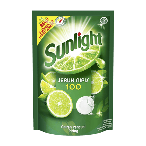 SUNLIGHT Lime Sabun Cuci Piring 780 ml (12 Pouch)