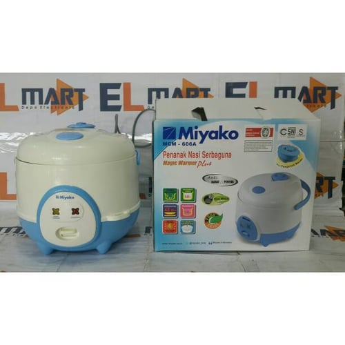 Miyako Magic Com 0,63 Liter MCM 606A /Penanak Nasi Serbaguna