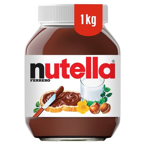 NUTELLA Chocolate Spread  1kg - isi 6pcs