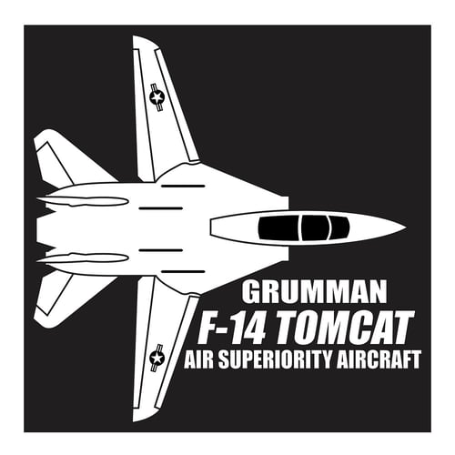 Grumman F-14 Tomcat, Cutting Sticker