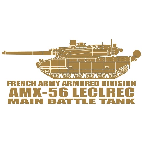 Leclerc AMX-56 Main Battle Tank, Cutting Sticker