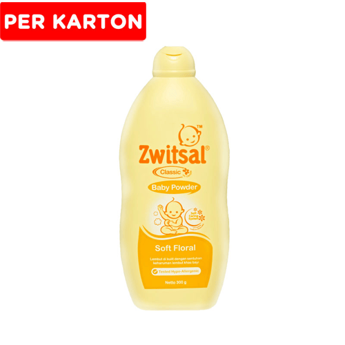 Zwitsal Baby Powder Classic Soft Floral 300gr