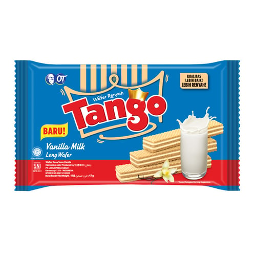 TANGO Long Vanilla Wafer 47gr 1Karton Isi 60pcs