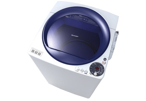 Sharp Mesin Cuci ES-M805P-WB, Cap. 8kg, Megamouth Series (Free Ongk