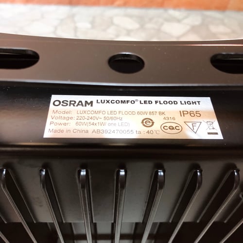 OSRAM LED Flood light 60W Luxcomfo Putih
