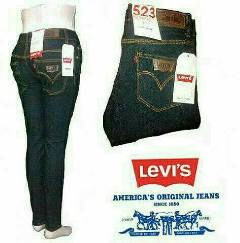 Celana jeans Cewek levis slim fit premium navy blue