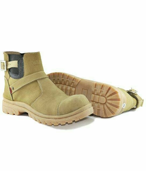 PROMO MURAH!! SEPATU KULIT ASLI KICKERS BARBARO SAFETY BOOT STEEL TOE