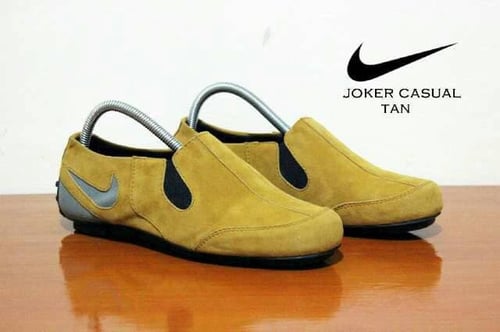 SEPATU CASUAL PRIA / NIKE JOKER SLOP MOCCASIN SUEDE 5 VARIAN WARNA