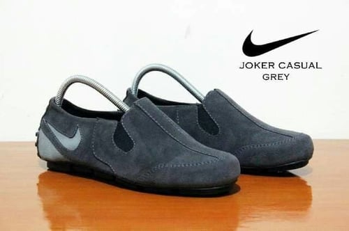 SEPATU CASUAL PRIA NIKE JOKER SLIP ON MOCCASIN SUEDE 5 PILIHAN WARNA