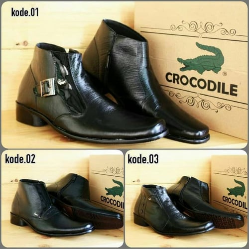 SEPATU CROCODILE PANTOFEL RESLETING KULIT ASLI 3 VARIAN BAGUS MURAH