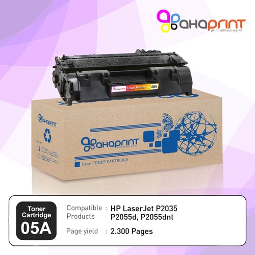 AHAPRINT Toner Cartridge Tinta Printer Laserjet 05A CE505A Black Murah