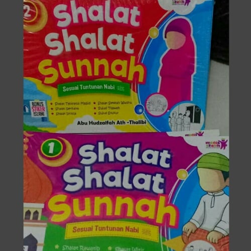 Buku Islami  Shalat Shalat Sunah Sesuai Tuntunan Nabi Muhammad SAW  , Paket Berisi 2 jilid buku