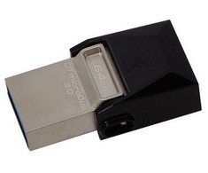 KINGSTON Flashdisk 64GB USB 3.0 - OTG - DTDUO3 64GB (Ready Stock !!!)