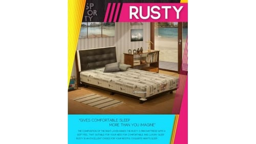 Spring Bed Rusty Central Sporty Silver Sand