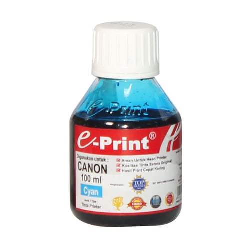 EPRINT Tinta Printer Canon Inkjet Bulk Ink Reguler 100ml Cyan
