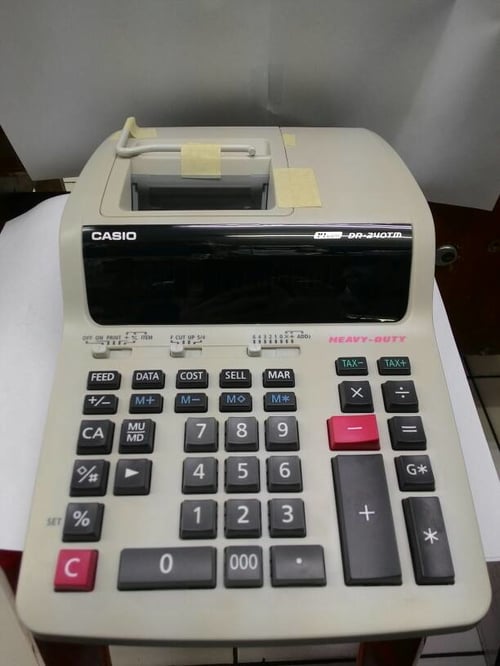 Kalkulator CASIO printing 14 Digit display
