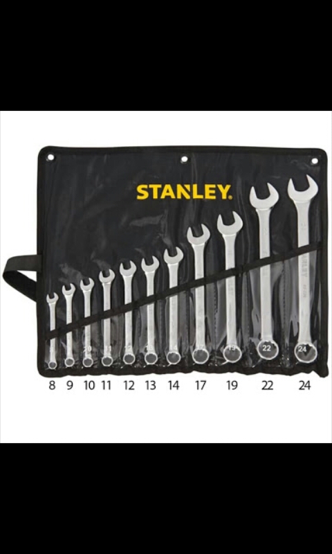Kunci ring pas set stanley  STMT80942-8 11pcs Combination Wrench Set