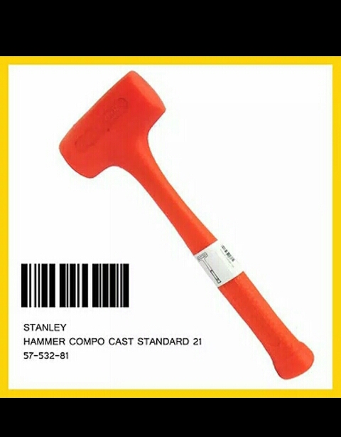 Palu stanley 21oz Compo-Cast Standard Head Soft-Face Hammer 57-532