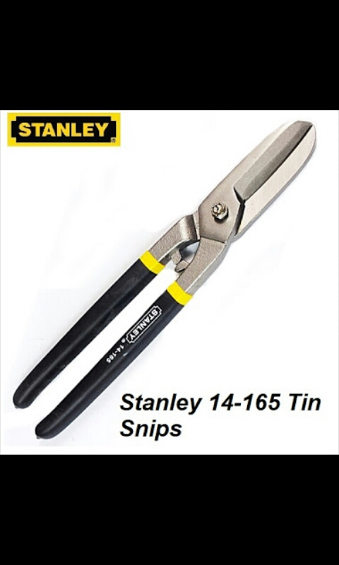 Gunting potong plat stanley12inc Tin Snips w-o Spring 14-165