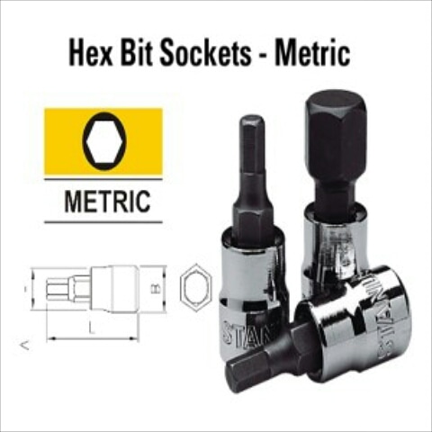 Hexagonal Bit Socket Stanley1/2"- 9 mm STMT73376-8B