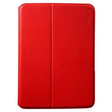 Capdase Real Leathery Folder Case Casing for Apple iPad Air - Merah