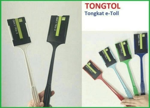 Tongkat E-Toll Card Gerbang Tol Otomatis Biru