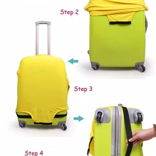 Sarung Pelindung Koper Ozora Import Elastis Melar menyesuaikan bentuk koper Size S  luggage cover